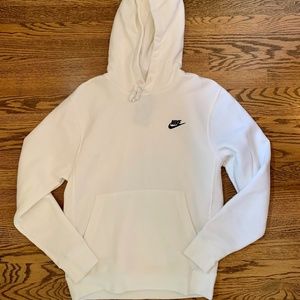 NWT Men’s Nike White Hoodie Sweatshirt Small Standard Fit